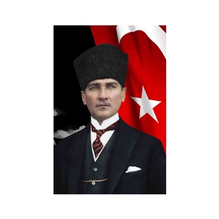 Trio Avm Atatürk Posteri Raşel Kumaş 1500 x 2250 No:127