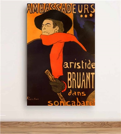 Trio Avm Henri de Toulouse Lautrec Poster Tablo 2 - 30x45 cm