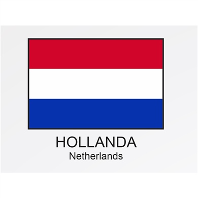 Trio Avm Hollanda Ülke Bayrağı 20 x 30 cm Raşel Kumaş