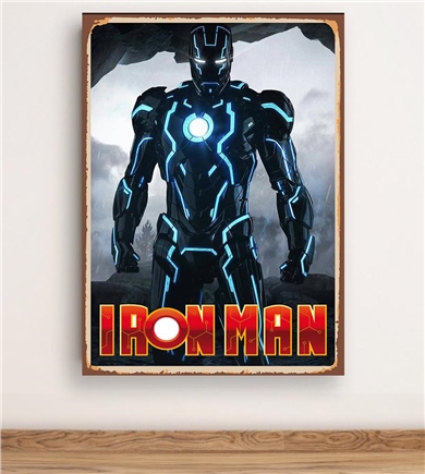 Trio Avm Iron Man Poster 1 Tablo 30x45 cm